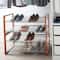 Organize It All Wooden Stackable Shoe Rack